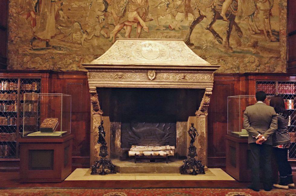The Morgan Library & Museum, in New York City, which was originally founded to house the private library of American financier J. P. Morgan.