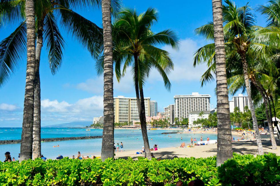 Beautiful view of Honolulu, Hawaii, United States.