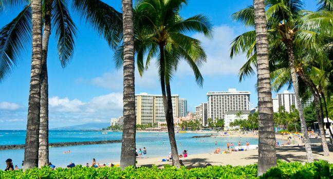 Beautiful view of Honolulu, Hawaii, United States.
