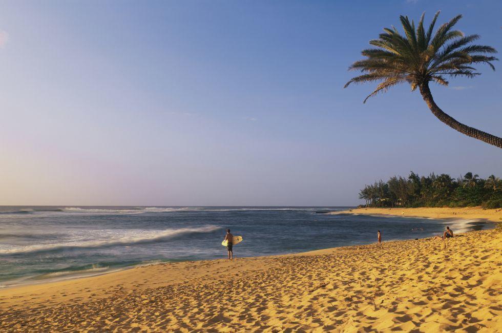 This is the north shore of the island of Oahu.
