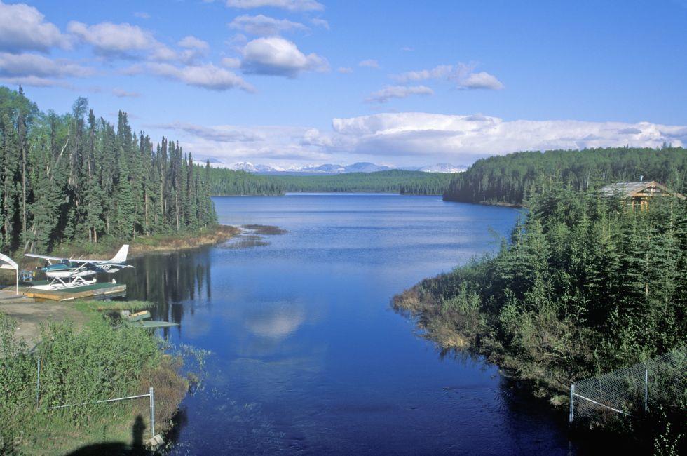River near Talkeetna, Alaska; Shutterstock ID 140794294; Project/Title: USA America's 10 Best River Towns; Downloader: Fodors Travel