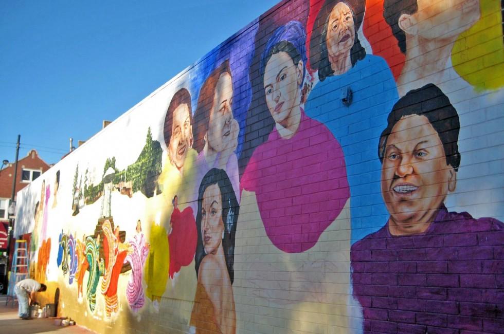 Pilsen Mural In The Making