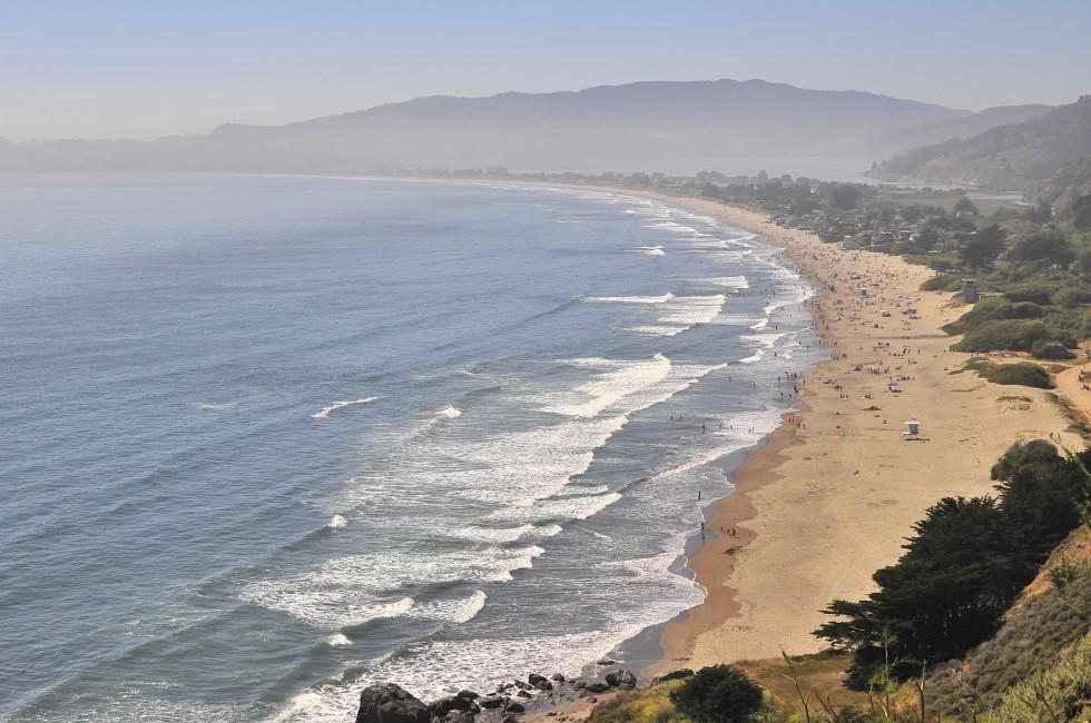 Stinson Beach is a beach in Marin County, California, on the west coast of the United States;