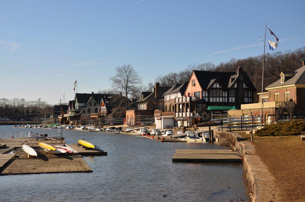 Boathouse Row, Fairmount Park, Philadelphia , PA.