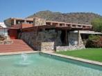 Taliesin West was Frank Lloyd Wright's winter home, and is currently home to his architecture school. It is named after Taliesin, Wright's main home in Wisconsin, where he spent his summers.                      