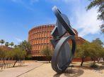 TEMPE, ARIZONA - JUNE 12: Arizona State University Music Building on June 12, 2013, in Tempe, Arizona. The state-of-the-art Arizona State University Music Building houses four special concert halls as well as studios, labs, shops, practice rooms, and class