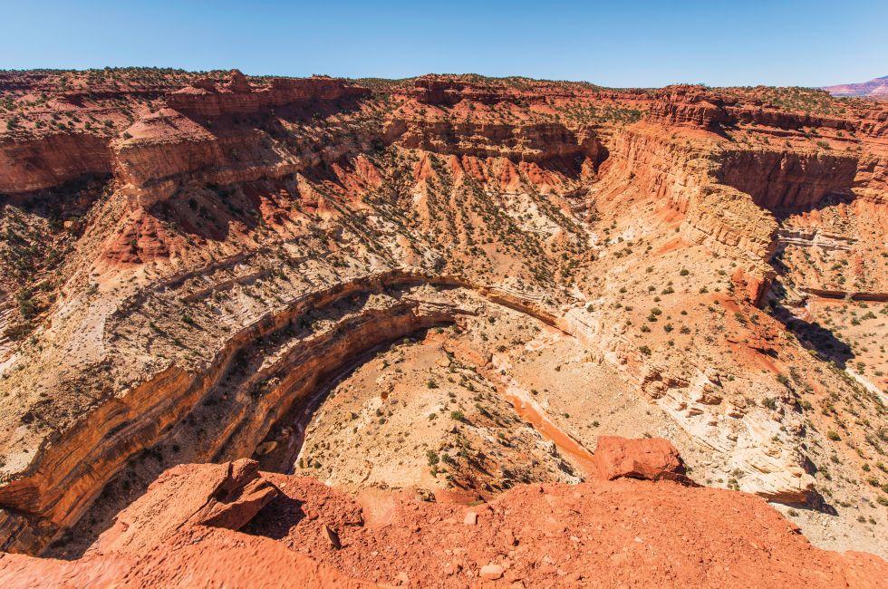 Utah River Gorge in Capitol Reef National Park.