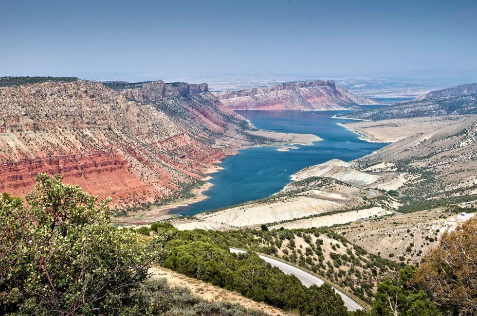 Flaming Gorge National recreation area and the Green river, Utah, USA