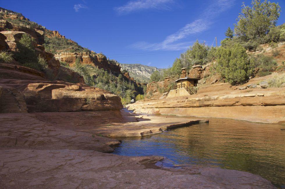 Slide Rock National Park in Sedona AZ