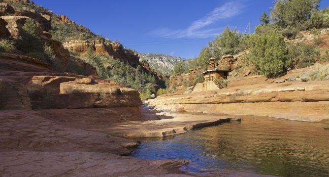 Slide Rock National Park in Sedona AZ