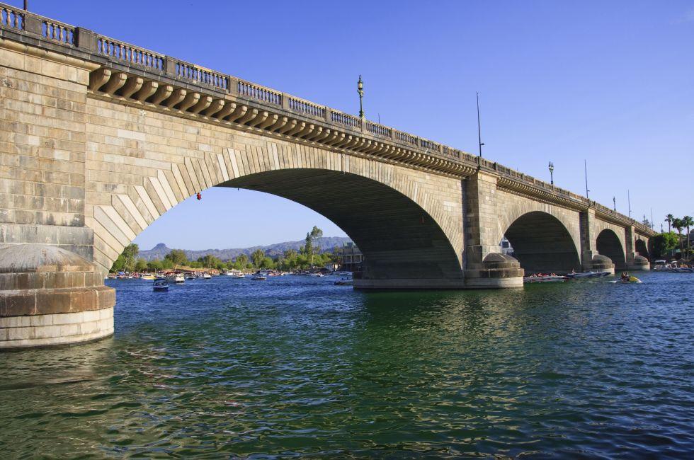 London Bridge in Lake Havasu, Arizona; Shutterstock ID 93348211; Project/Title: 20 Best Roadside Attractions in America; Downloader: Melanie Marin