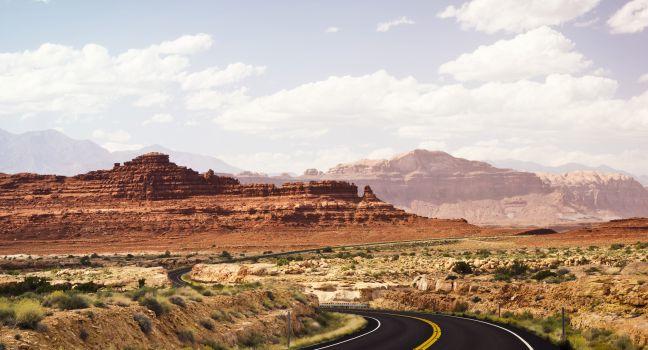 Road Through Glen Canyon National Recreation Area