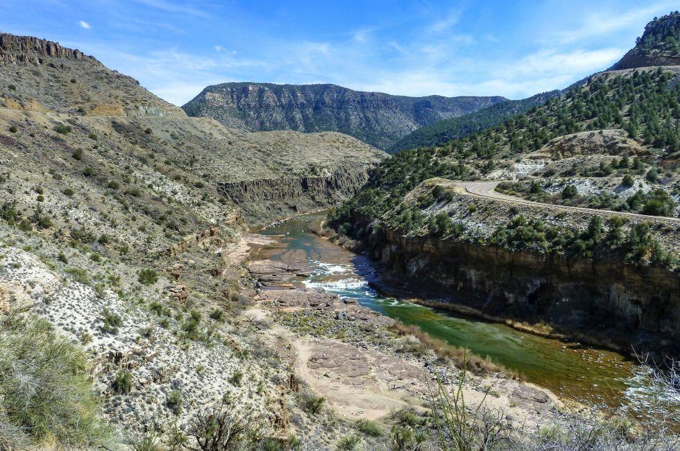 Salt river canyon in arizona.