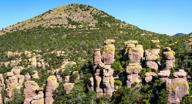 Chiricahua National Monument Hoodoos Pillars.