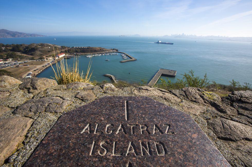 Observation post looking toward Alcatraz Island