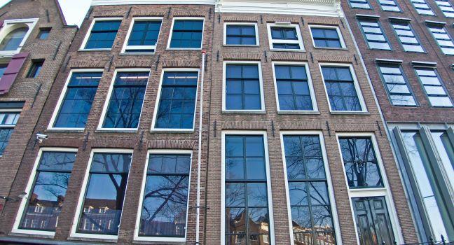 The house of Anne Frank in Amsterdam.