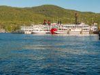 LAKE GEORGE, NY - MAY 17:Steamboats on Lake George,NY on may 17th,2014. The Lake George Steamboat Company was incorporated in 1817 to operate steamboats on Lake George, New York