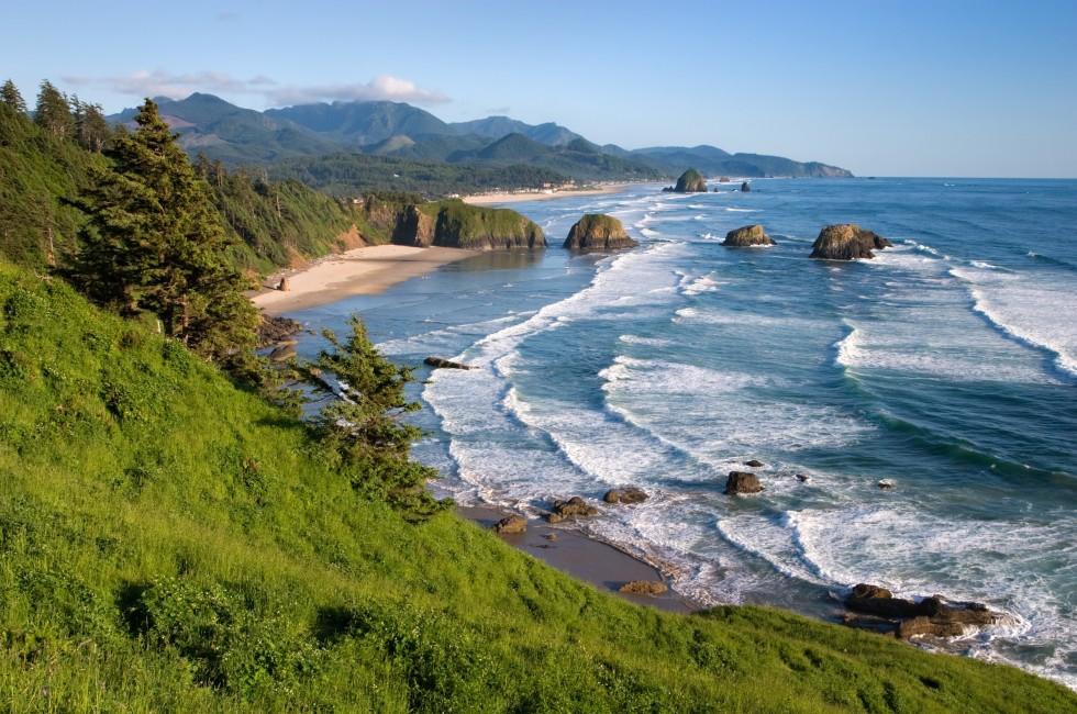 Cannon Beach From Ecola State Park.