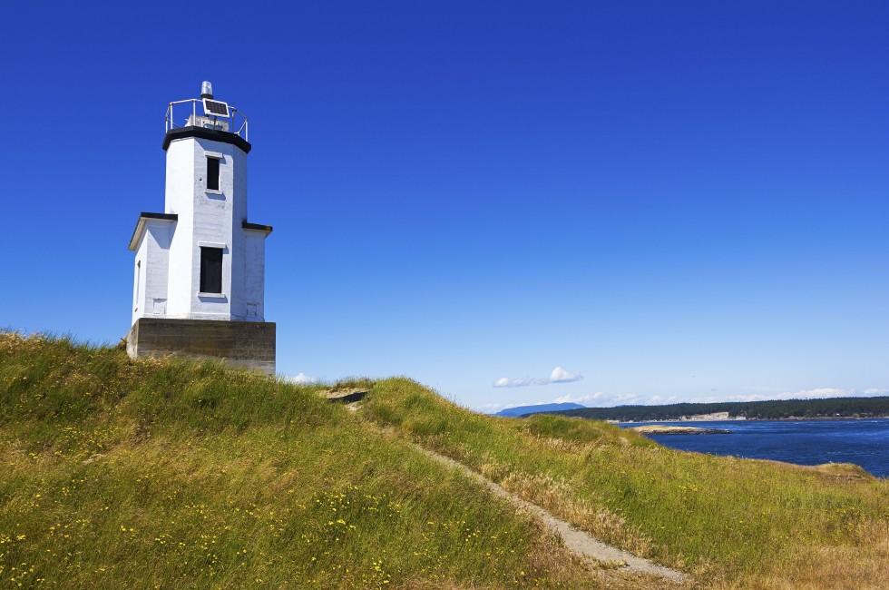 Lighthouse. San Juan islands in Washington state.