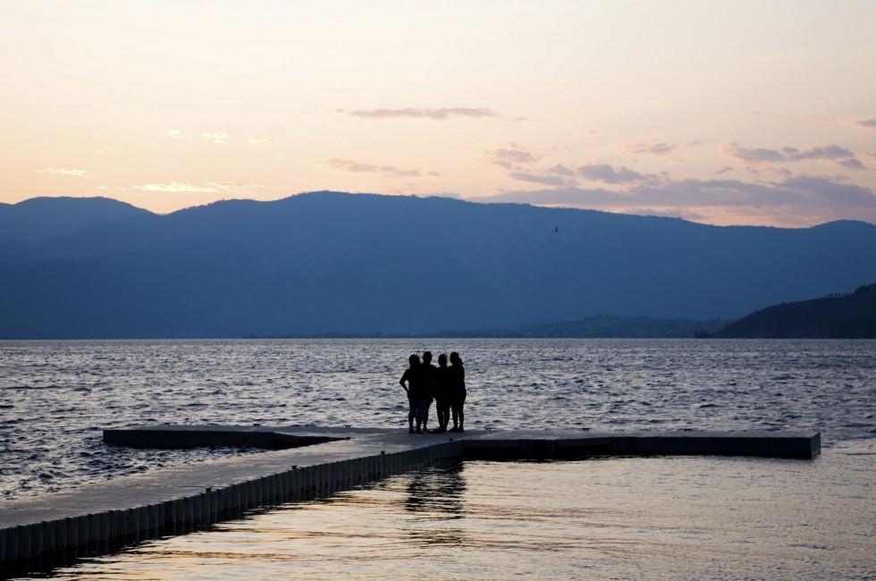 Sunset at Lake Chelan in Eastern Washington.