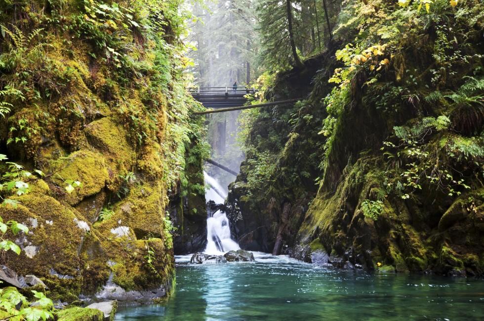 Sol Duc waterfall. 