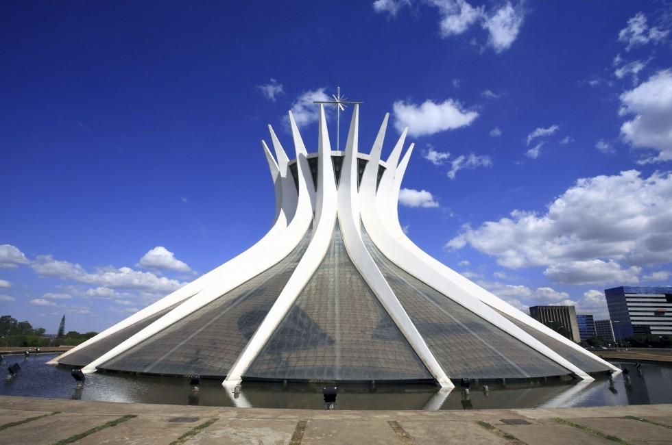 cathedral of brasilia city capital of brazil; 