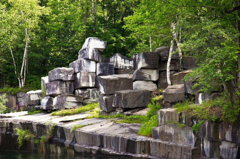 In Dorset, Vermont,  is the oldest marble quarry in the U.S., operational from 1785 to 1917.