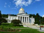 Vermont State House, Montpelier, Vermont, USA. Vermont State House is Greek Revival style built in 1859.