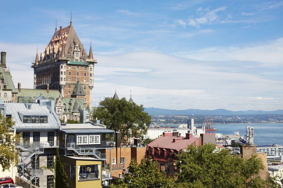 The beautiful large castle in Canada. City Quebec; Shutterstock ID 121091392; Project/Title: Top 200 Destinations
