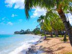 Seashore of Hawaii's beautiful tropical beach at Kahala. 