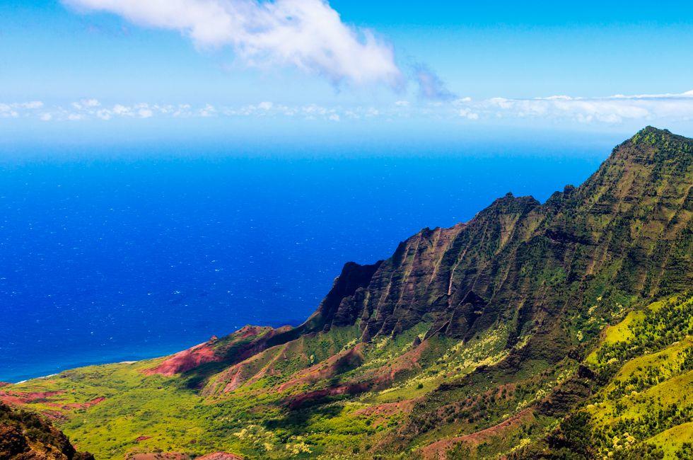 Beautiful Kalalau Valley in Kauai, Hawaii Islands.
