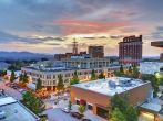 Downtown Asheville, North Carolina at Grove Arcade. 