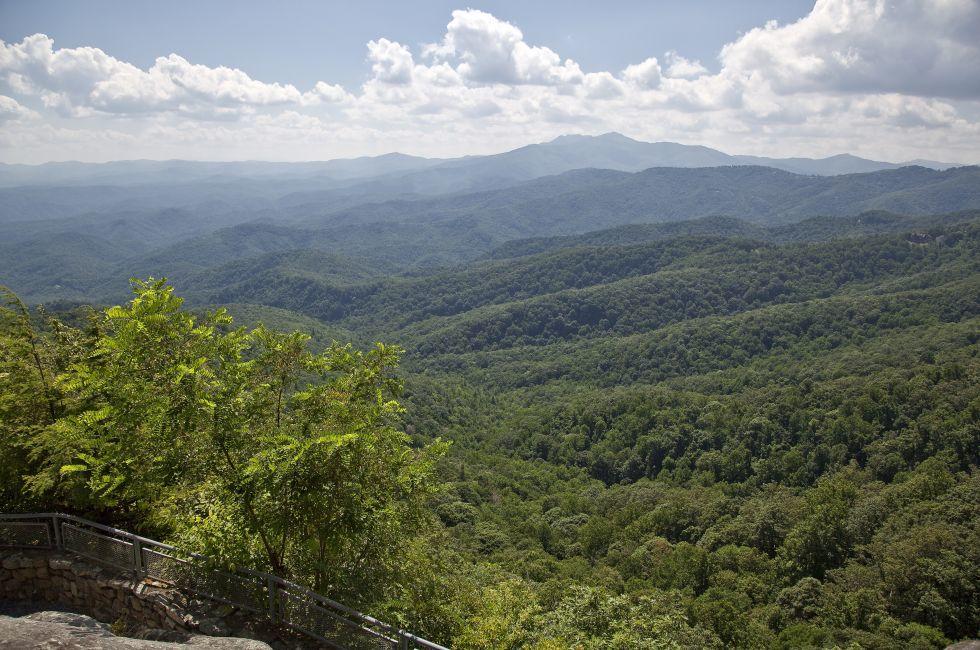 View from Blowing Rock in North Carolina
