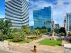 Skyline of downtown Columbia, South Carolina on Main Street.; Shutterstock ID 108632555; Project/Title: Fodors; Downloader: Melanie Marin