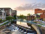 Downtown Greenville, South Carolina, USA.; Shutterstock ID 137054555; Project/Title: AARP; Downloader: Melanie Marin
