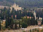 A view to Ein Kerem in Jerusalem. Ein Kerem is a picturesque neighborhood nestled in the hills of southwest Jerusalem, Israel. 