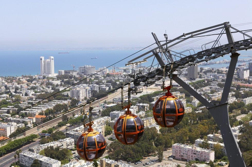 cable car in Haifa