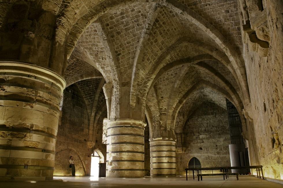 knight templer tunnel, akko, israel