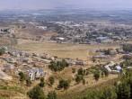 View from  the mountains on Kiryat Shmona town (the north of Israel);