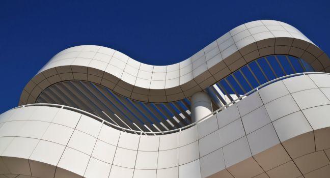 Modern Architecture Detail in Los Angeles, California.