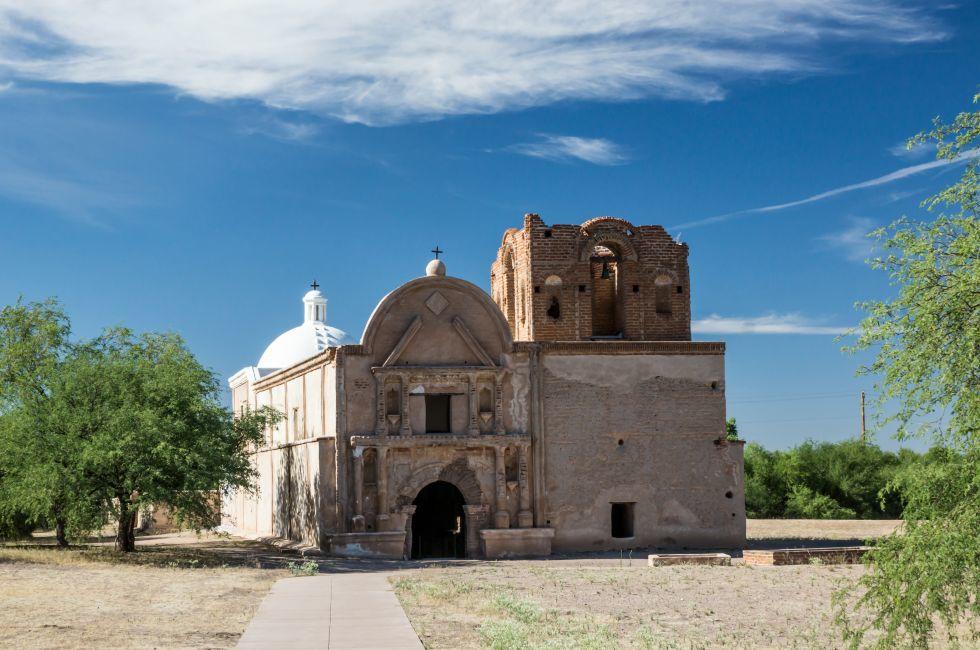 Mission Tumacácori, south of Tucson, is an historic Spanish colonial mission that has been preserved, but not restored, providing a unique perspective on the colonial era.