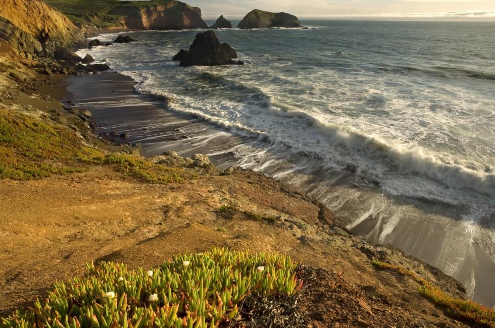 Marin Headlands in Late Afteroon; 