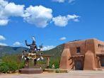 Plaza at the International Folk Art Museum