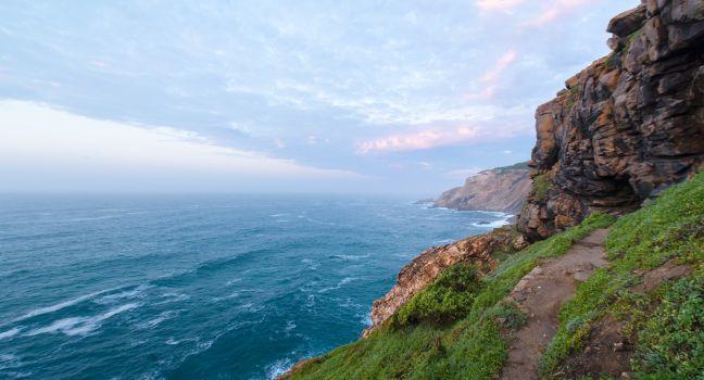 Coastal path in Mossel Bay in South Africa