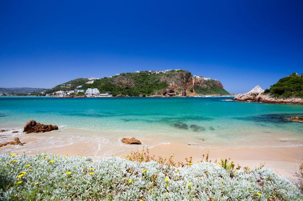 beach of Featherbed nature reserve, Knysna, South Africa