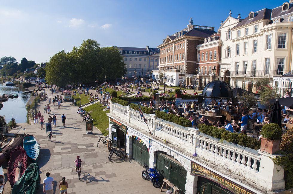 Summertime in Richmond, London.