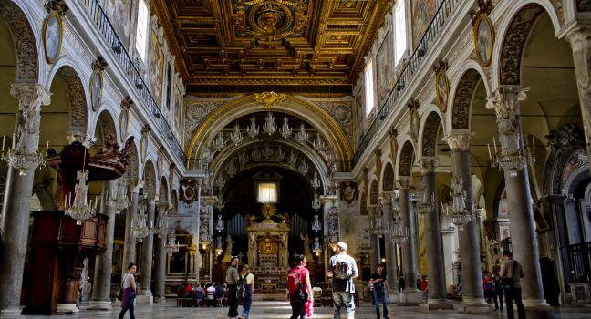 Santa Maria di Aracoeli, Campidoglio, Ancient Rome, Rome, Italy.