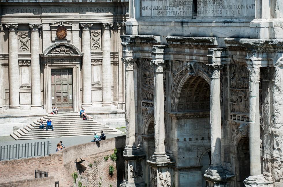Arco di Settimio Severo, Rome, Italy