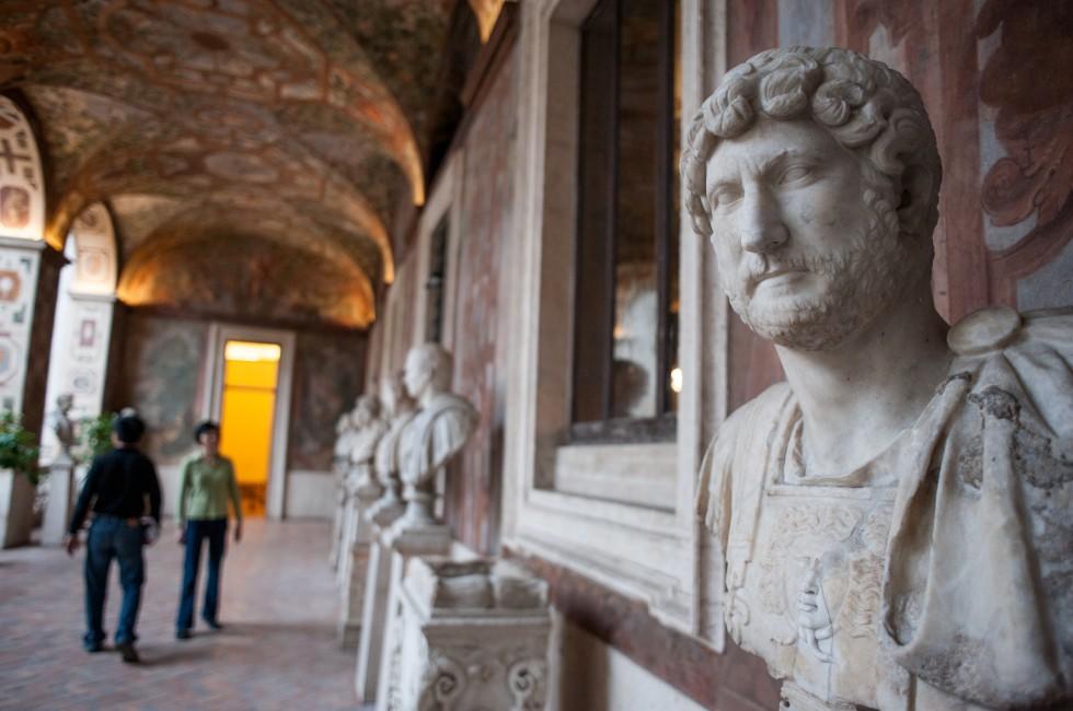 Bust, Hall, Palazzo Altemps, Rome, Italy