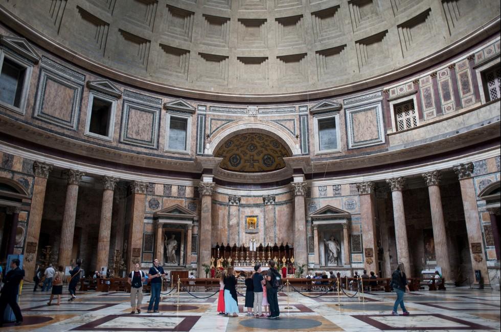 Interior, Pantheon, Rome, Italy